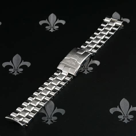 breitling stainless steel band|breitling bands for sale.